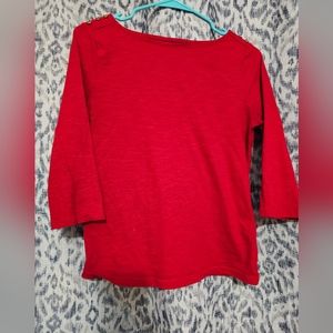 SOLD!!! 4 boat neck 3/4 sleeve shirts SOLD!!!